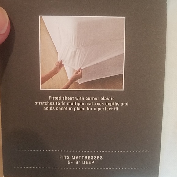 Hearth & Hand Bedding Hearth Hand Linen Cotton Blend Twin Sheet 2